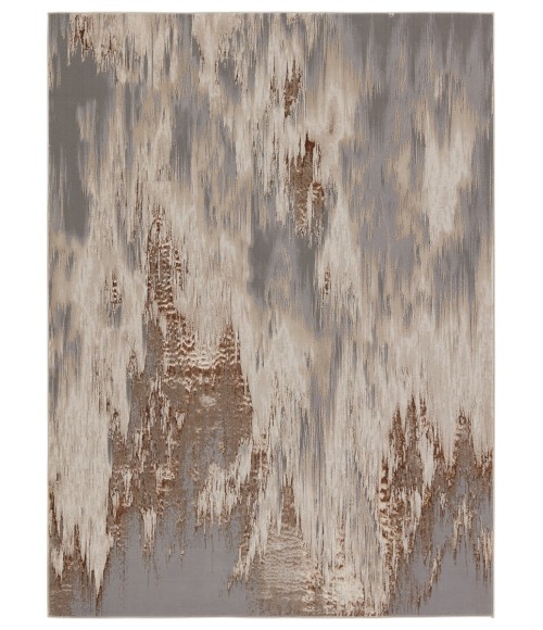 Jaipur Living Ulysses Abstract Taupe/ Gray Area Rug 6'7"X9'6"