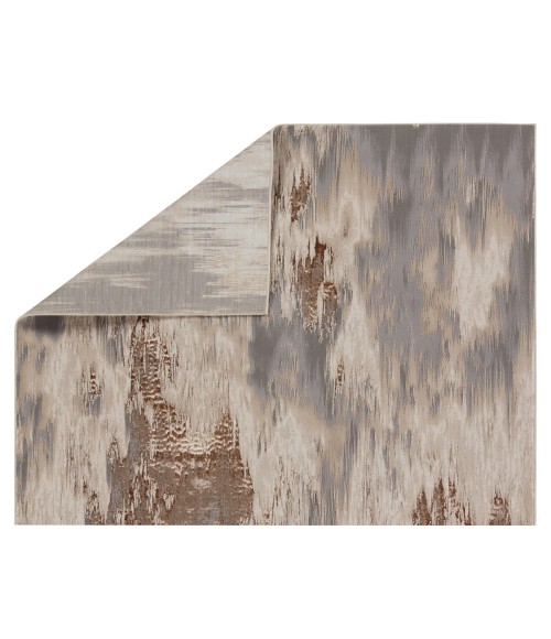 Jaipur Living Ulysses Abstract Taupe/ Gray Area Rug 6'7"X9'6"