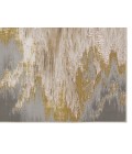Jaipur Living Ulysses Abstract Gold/ Gray Area Rug 7'10"X10'6"
