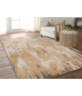 Jaipur Living Ulysses Abstract Gold/ Gray Area Rug 7'10"X10'6"