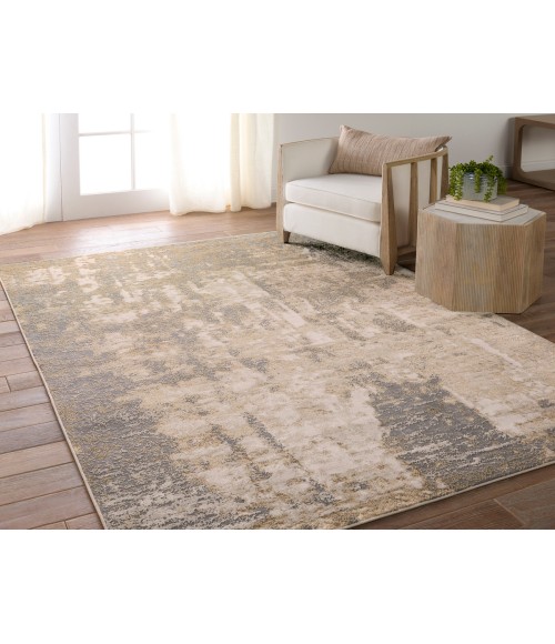 Jaipur Living Raistlin Abstract Gold/ Gray Area Rug 5'X7'6"