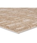Jaipur Living Gimeas Geometric Gold/ Beige Area Rug 5'X7'6"