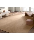 DAN02 Facet Rug Jaipur Living Facet Handmade Indoor/Outdoor Solid Tan Area Rug 9'X12'