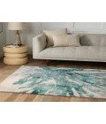 Jaipur Living Atoll Handmade Animal Pattern Teal/ Sage Area Rug 9'X12'