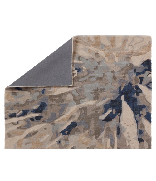Jaipur Living Atoll Handmade Animal Pattern Blue/ Taupe Area Rug 10'X14'