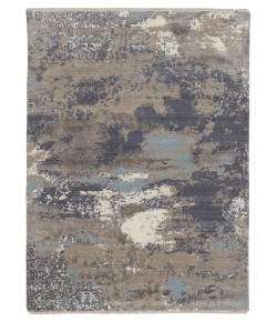 Jaipur Living Adriatic Abstract Gray/ Light Blue Dlm01 Area Rug 5 ft. 3 in. X 7 ft. 6 in. Rectangle