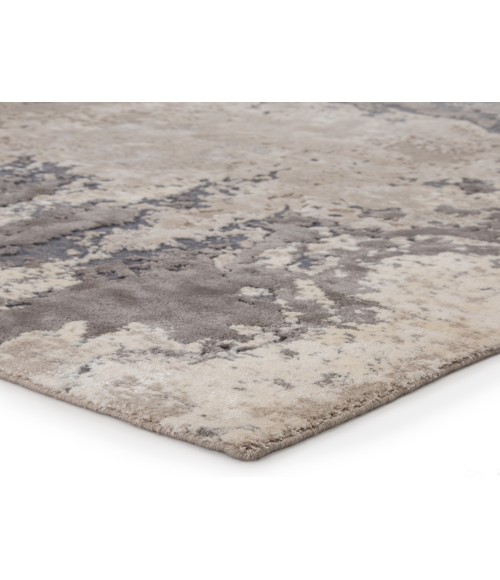 Delmara Area Rug Jaipur Living Aegean Abstract Gray/ Beige Area Rug (5'3"X7'6")