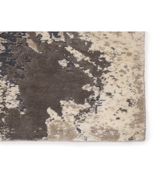 Delmara Area Rug Jaipur Living Aegean Abstract Gray/ Beige Area Rug (5'3"X7'6")