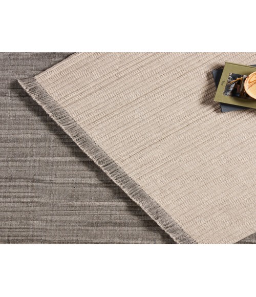 Jaipur Living Engild Indoor/ Outdoor Solid Beige/ Gray Area Rug 8'X10'