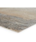En Blanc Area Rug Vibe by Jaipur Living Akari Abstract Gray/ Light Tan Runner Rug (3'X8')
