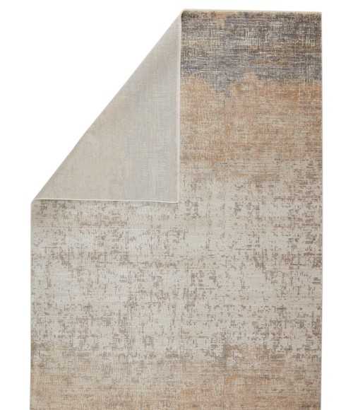 En Blanc Area Rug Vibe by Jaipur Living Akari Abstract Gray/ Light Tan Runner Rug (3'X8')