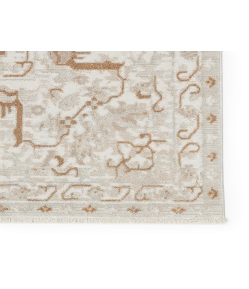 Vibe by Jaipur Living Dhaval Oriental Light Gray/ White Area Rug (8'10"X12'7")