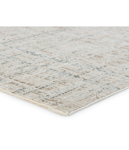 EBC10 Sovis Rug Vibe by Jaipur Living Sovis Abstract Light Gray/ Ivory Area Rug 8'10"X12'7"