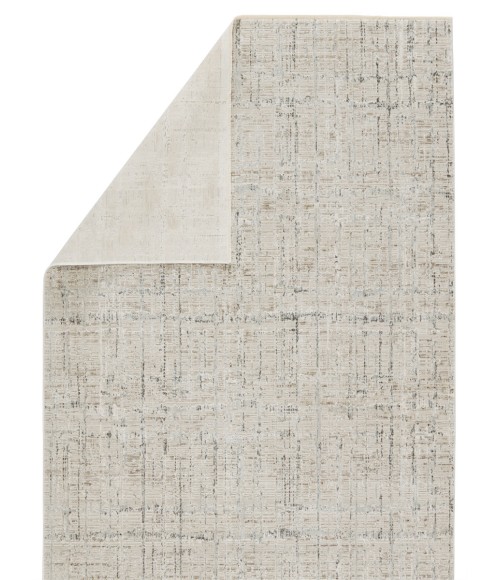 EBC10 Sovis Rug Vibe by Jaipur Living Sovis Abstract Light Gray/ Ivory Area Rug 8'10"X12'7"