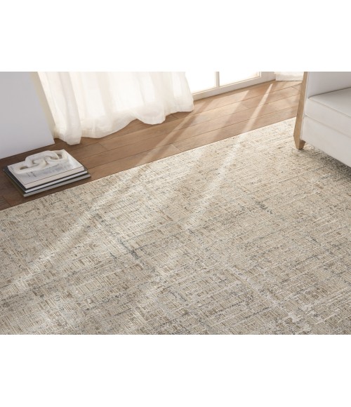 EBC10 Sovis Rug Vibe by Jaipur Living Sovis Abstract Light Gray/ Ivory Area Rug 8'10"X12'7"