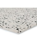 Emrys Area Rug Vibe by Jaipur Living Avis Trellis Ivory/ Black Area Rug (6'7"X9'6")
