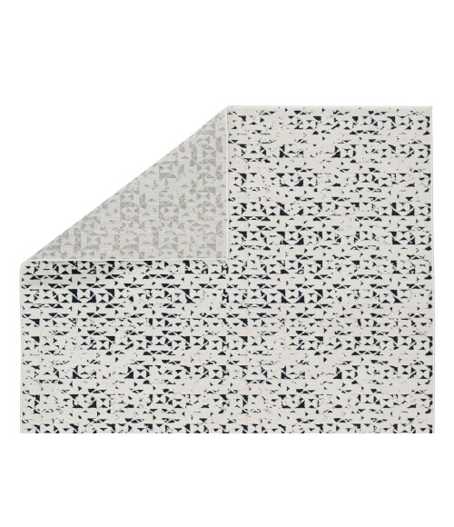 Emrys Area Rug Vibe by Jaipur Living Avis Trellis Ivory/ Black Area Rug (6'7"X9'6")