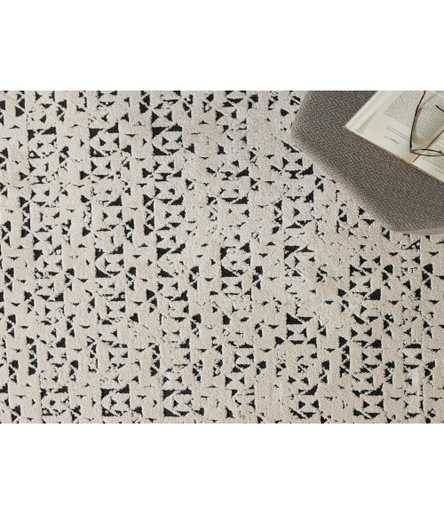 Emrys Area Rug Vibe by Jaipur Living Avis Trellis Ivory/ Black Area Rug (6'7"X9'6")