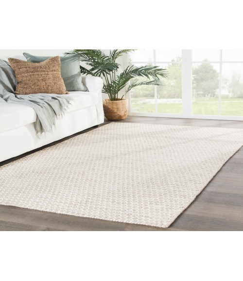 Enclave Area Rug Jaipur Living Pompano Handmade Trellis Beige/ Ivory Area Rug (2'X3')