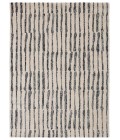 Nikki Chu by Jaipur Living Saville Handmade Abstract Cream / Slate Gray Area Rug (2'X3')