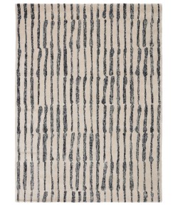 Nikki Chu By Jaipur Living Saville Handmade Abstract Cream / Slate Gray Enk13 Area Rug 9 ft. X 12 ft. Rectangle