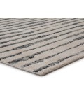 Nikki Chu by Jaipur Living Saville Handmade Abstract Cream / Slate Gray Area Rug (9'X12')