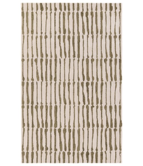 Nikki Chu Etho By Nikki Chu Green Enk17 18 In. Swatch Square Rug