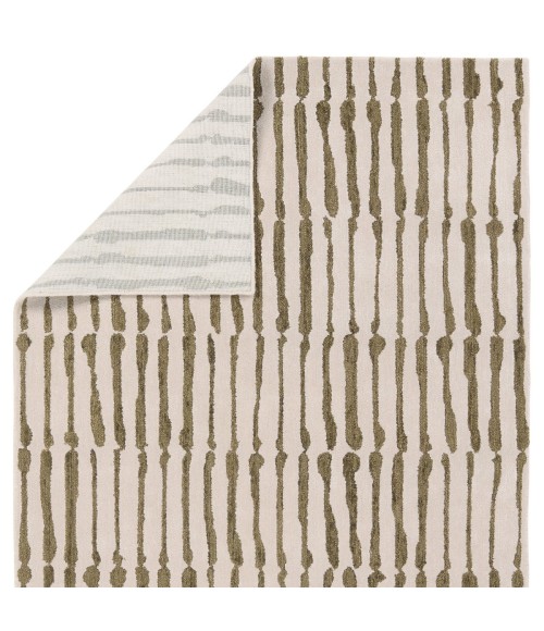 Nikki Chu Etho By Nikki Chu Green Enk17 18 In. Swatch Square Rug