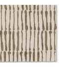 Nikki Chu Etho By Nikki Chu Green Enk17 18 In. Swatch Square Rug
