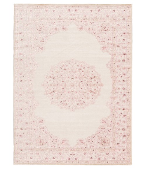 Jaipur Living Malo Medallion Pink/ White Area Rug (5'X7'6")