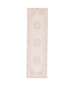 Jaipur Living Fables Malo FB123 Pink/White 2 ft. 6 in. X 8 ft. Rectangle Rug