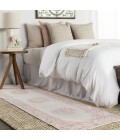 Jaipur Living Malo Medallion Pink/ White Runner Rug (2'6"X8')