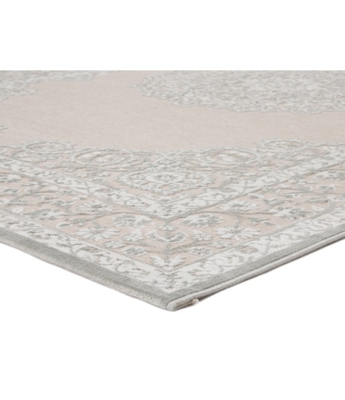 Jaipur Living Malo Medallion Gray/ White Area Rug (2'X3')