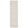 Jaipur Living Fables Malo FB124 Gray/White 2 ft. 6 in. X 8 ft. Rectangle Rug