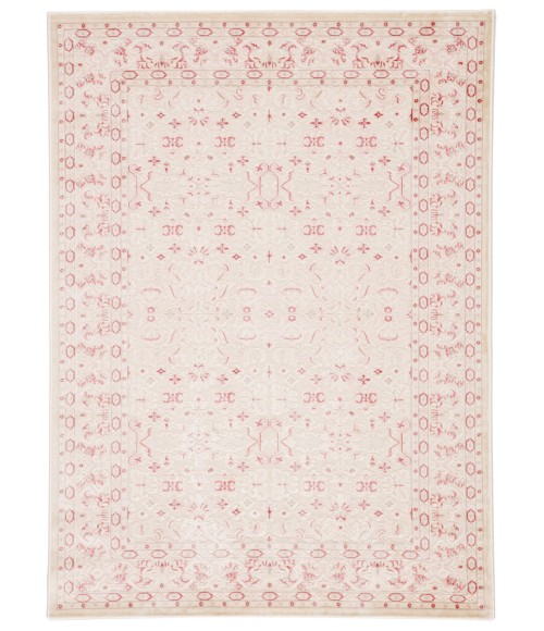 Fables Area Rug Jaipur Living Regal Damask Ivory/ Pink Area Rug (5'X7'6")
