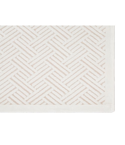 Fables Area Rug Jaipur Living Thatch Geometric White Area Rug (2'X3')