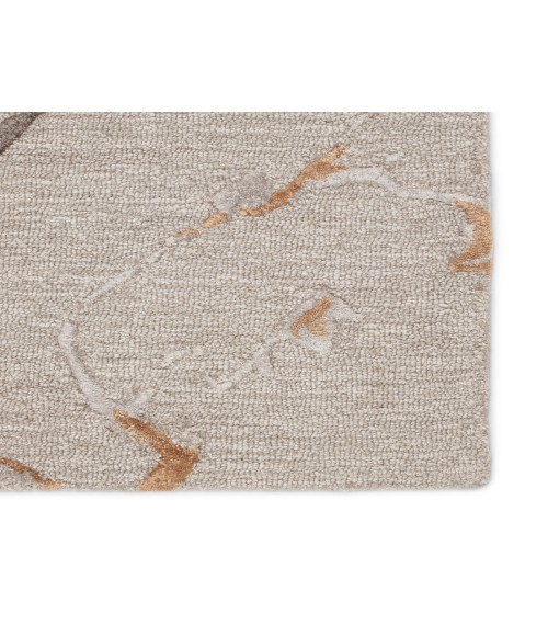 Jaipur Living Shattered Handmade Abstract Light Gray/ Gold Area Rug (5'X8')