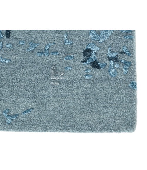Jaipur Living Fragment Blue FRG04 18 in. Swatch Square Rug