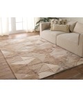 Jaipur Living Agate Handmade Geometric Taupe/ Cream Area Rug 9'X12'