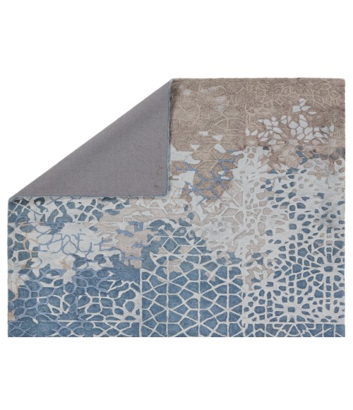 Jaipur Living Fragment Blue Rug FRG11 6 ft. X 9 ft. Rectangle - Rugs Town Jaipur Living Fragment Blue FRG11 6 ft. X 9 ft. Rectangle Rug