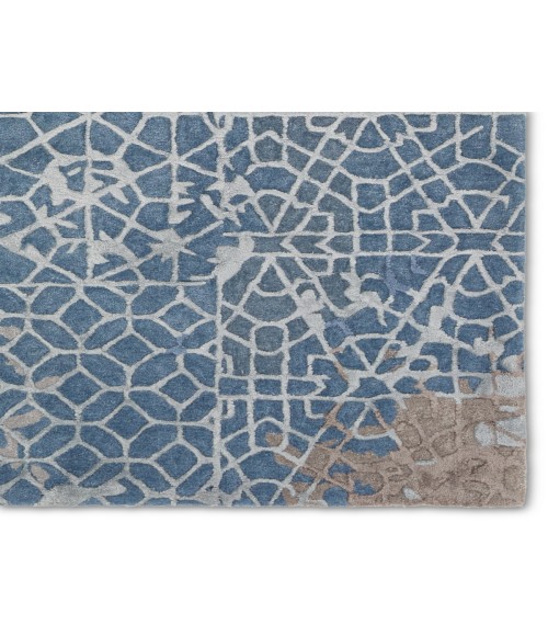 Jaipur Living Fragment Blue Rug FRG11 6 ft. X 9 ft. Rectangle - Rugs Town Jaipur Living Fragment Blue FRG11 6 ft. X 9 ft. Rectangle Rug