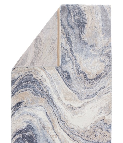 Ferris Area Rug Vibe by Jaipur Living Orion Abstract Blue/ Light Gray Runner Rug (3'X10')