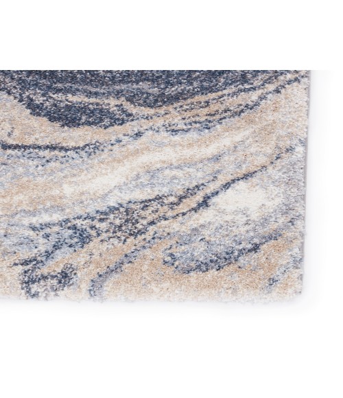 Ferris Area Rug Vibe by Jaipur Living Orion Abstract Blue/ Light Gray Runner Rug (3'X10')