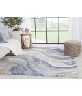Ferris Area Rug Vibe by Jaipur Living Orion Abstract Blue/ Light Gray Runner Rug (3'X10')