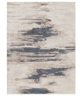 Vibe by Jaipur Living Yushan Abstract White/ Blue Runner Rug 3'X10'
