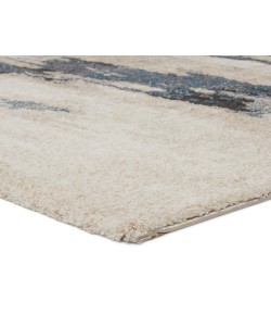 Vibe By Jaipur Living Yushan Abstract White/ Blue Frr08 Area Rug 5 ft. X 7 ft. 6 in. Rectangle