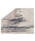 Vibe by Jaipur Living Yushan Abstract White/ Blue Runner Rug 3'X10'