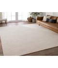 Jaipur Living Arcus Handmade Indoor/Outdoor Solid Cream Runner Rug 3'X8'