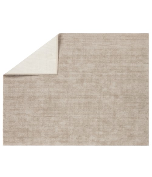 Jaipur Living Arcus Handmade Indoor/Outdoor Solid Taupe/ Cream Runner Rug 3'X8'
