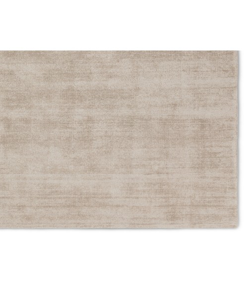 Jaipur Living Arcus Handmade Indoor/Outdoor Solid Taupe/ Cream Runner Rug 3'X8'